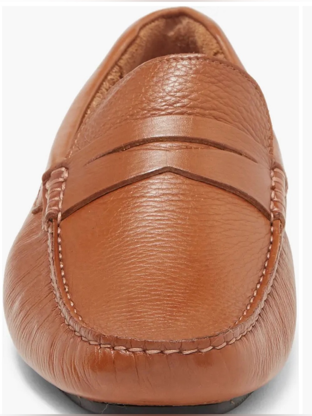 Nordstrom Leather Penny Loafers in Tan Brown